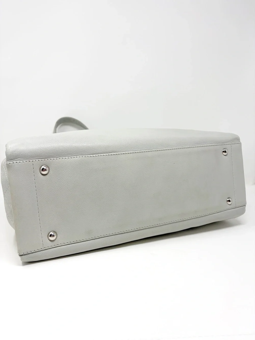Chanel Caviar Leather Tote in Grey